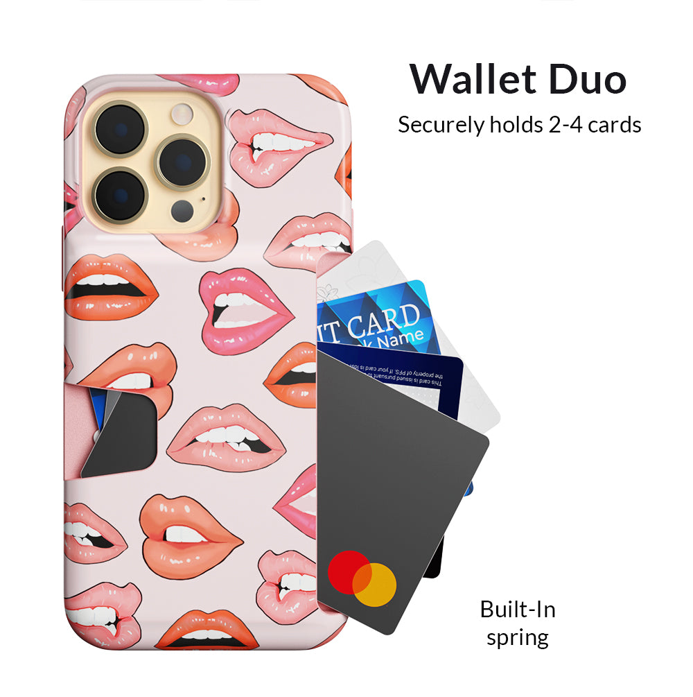 Nude Lips iPhone Wallet Case