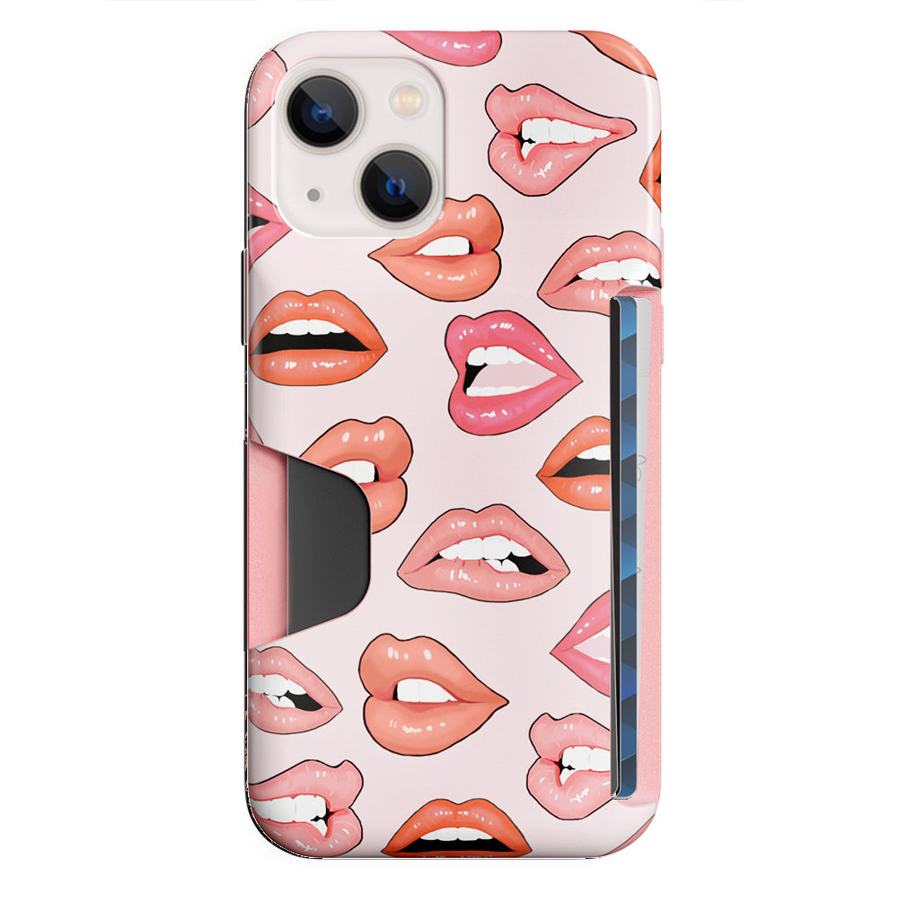 Nude Lips iPhone Wallet Case