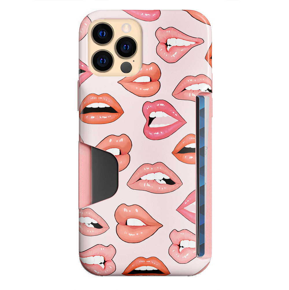 Nude Lips iPhone Wallet Case