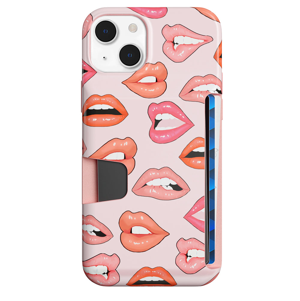 Nude Lips iPhone Wallet Case
