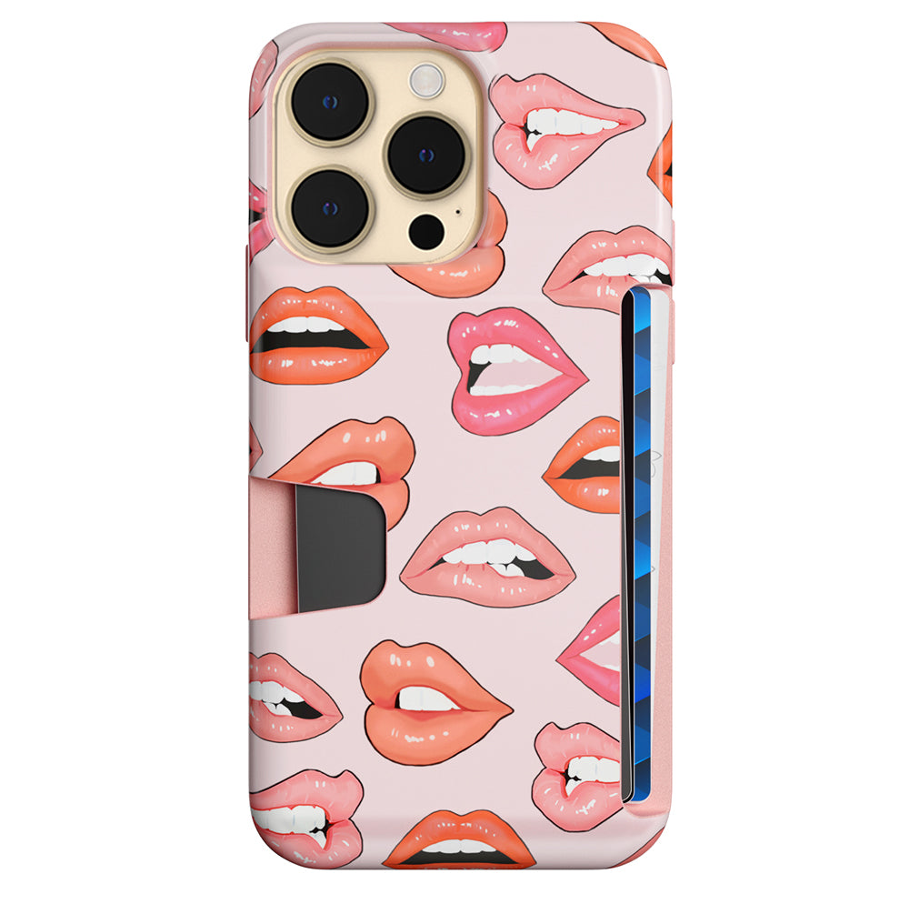 Nude Lips iPhone Wallet Case