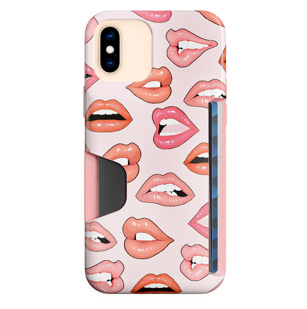 Nude Lips iPhone Wallet Case