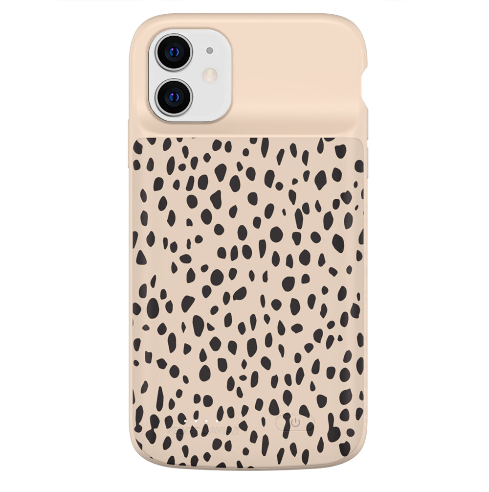Spotted Cheetah iPhone Charging Case