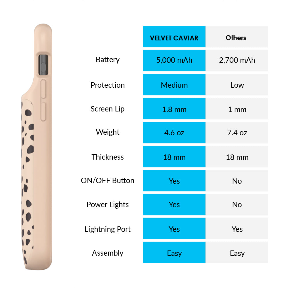 Spotted Cheetah iPhone Charging Case