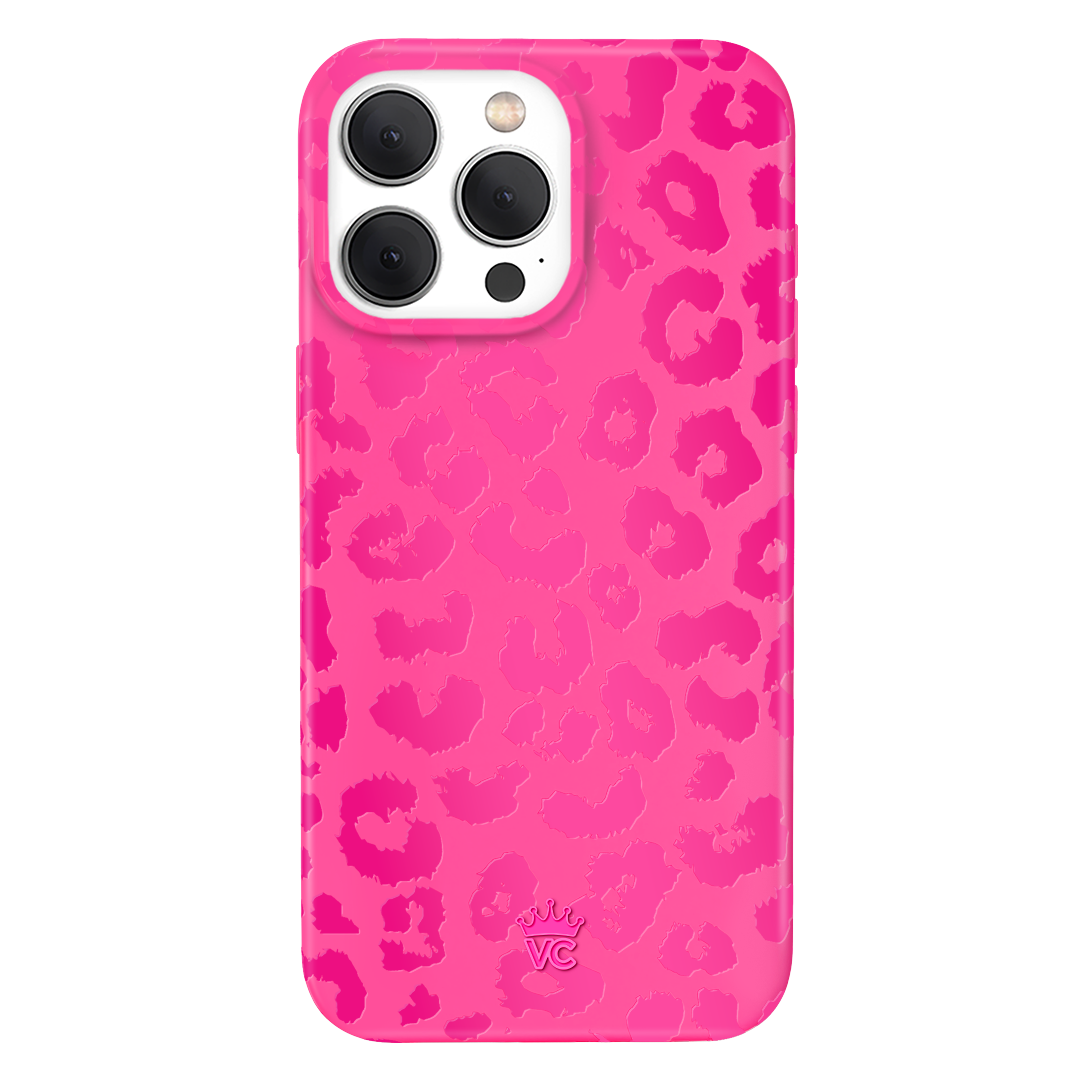 Even Hotter Pink Leopard iPhone Case