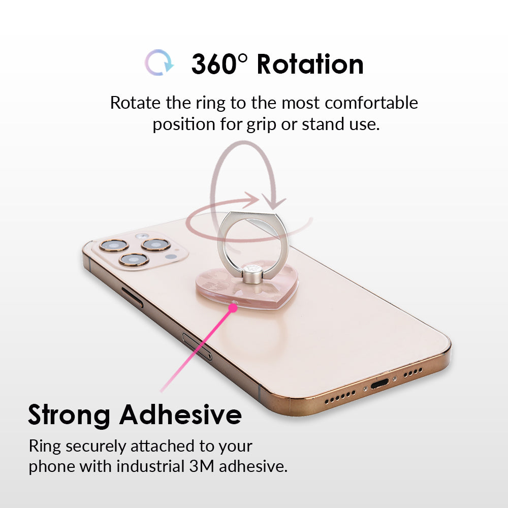 Nude Leopard Phone Ring