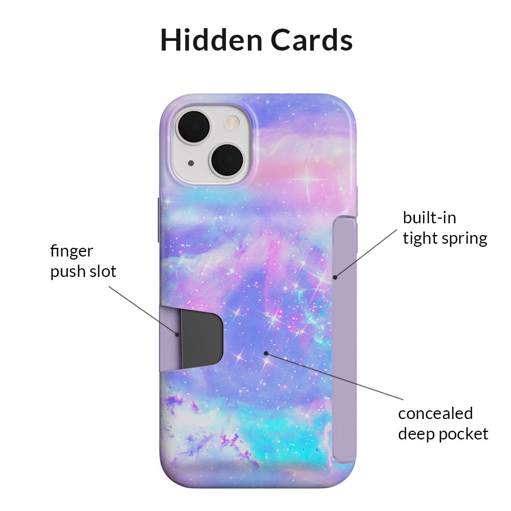 Pastel Galaxy iPhone Wallet Case