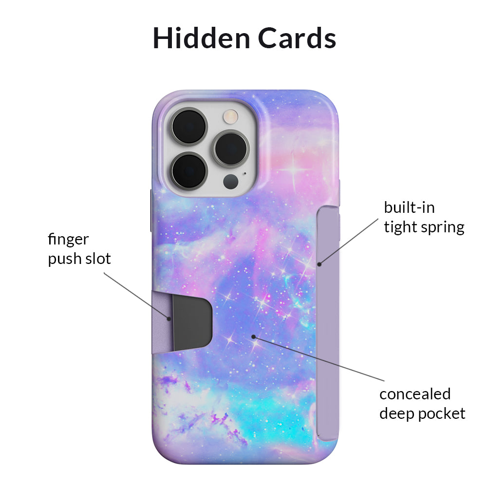 Pastel Galaxy iPhone Wallet Case