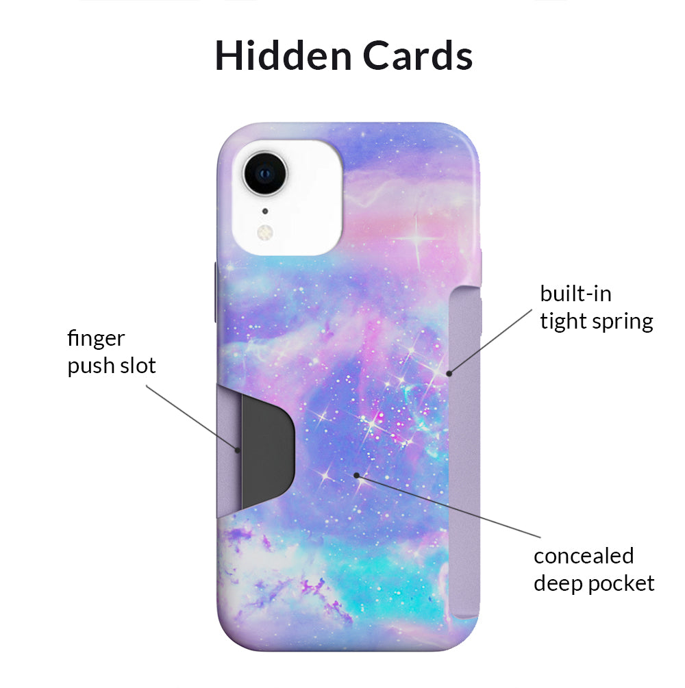 Pastel Galaxy iPhone Wallet Case