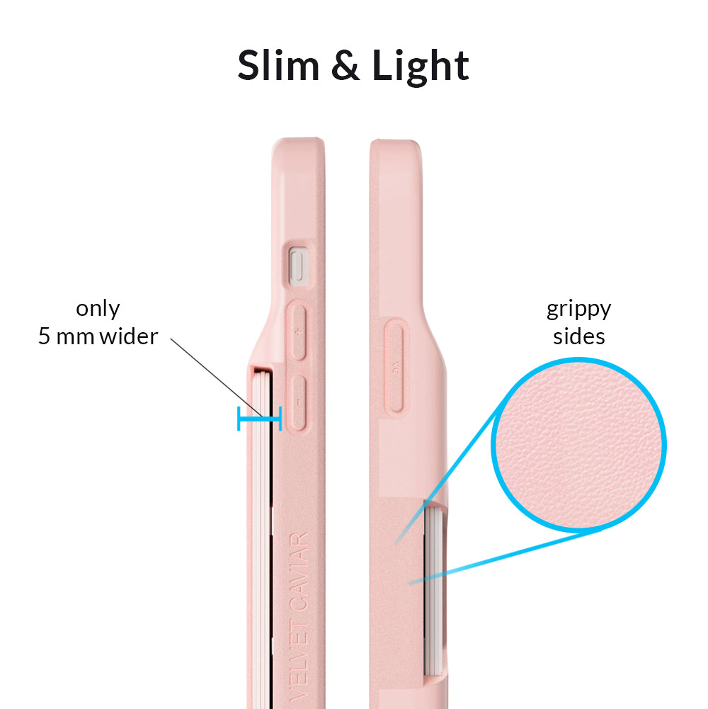 Light Pink iPhone Wallet Case