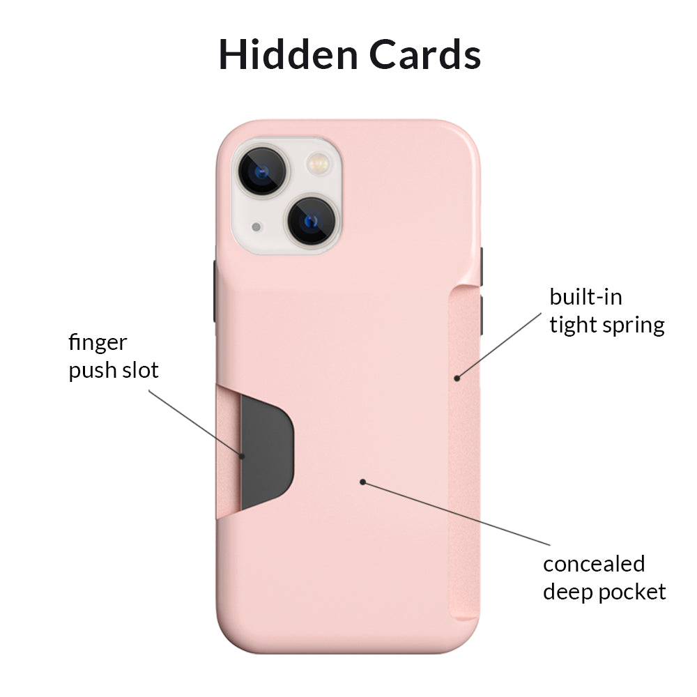 Light Pink iPhone Wallet Case