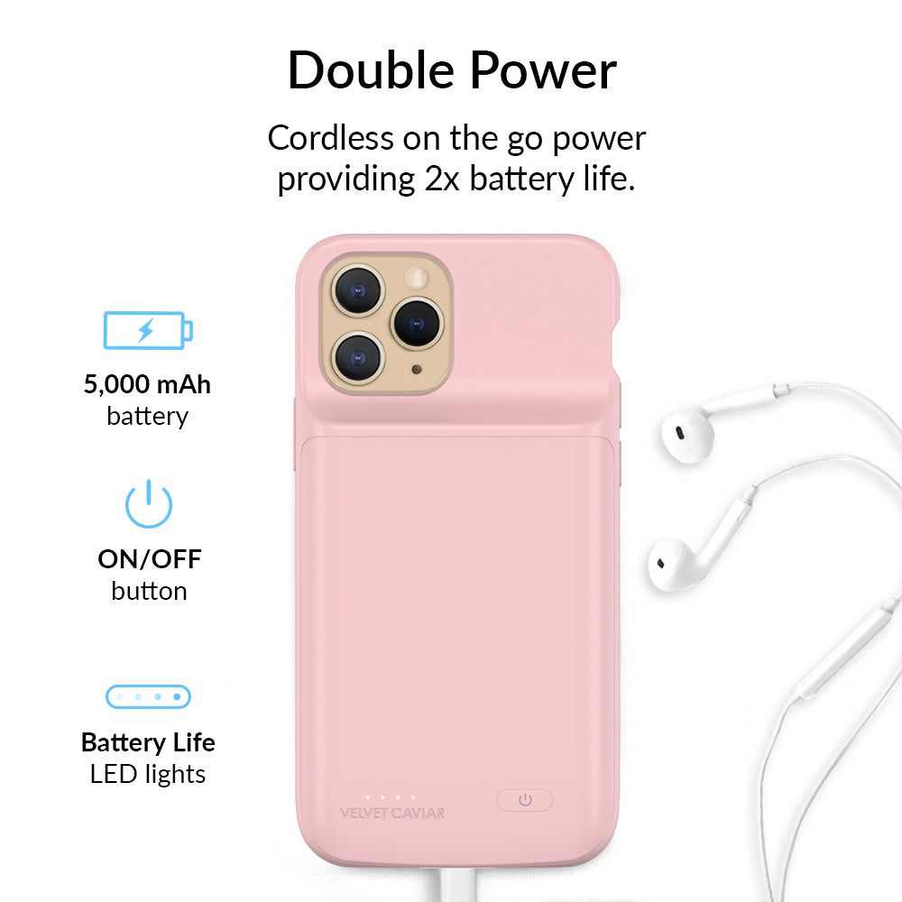 Pink iPhone Charging Case