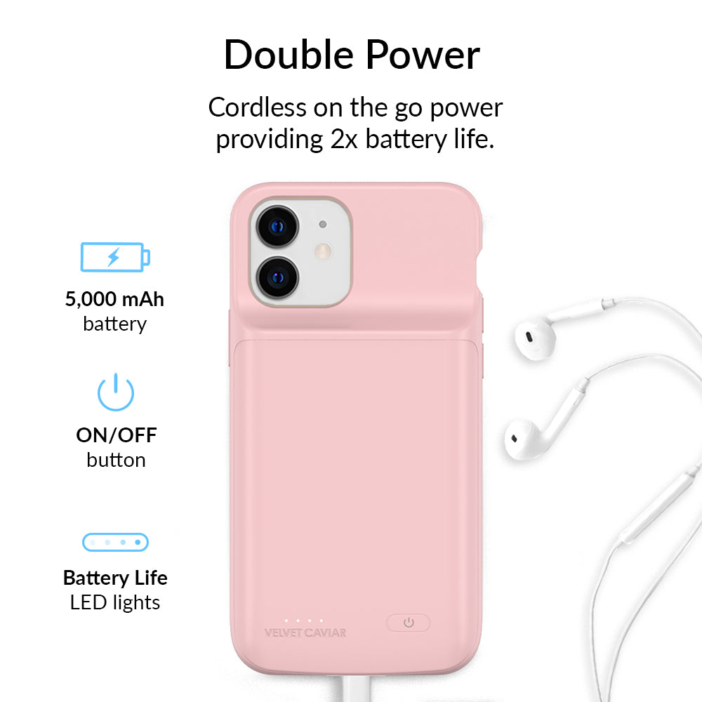 Pink iPhone Charging Case