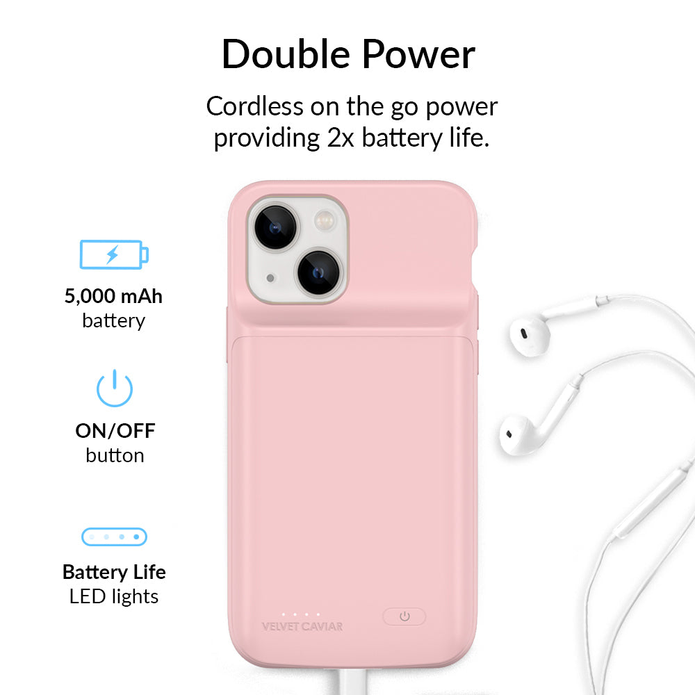 Pink iPhone Charging Case