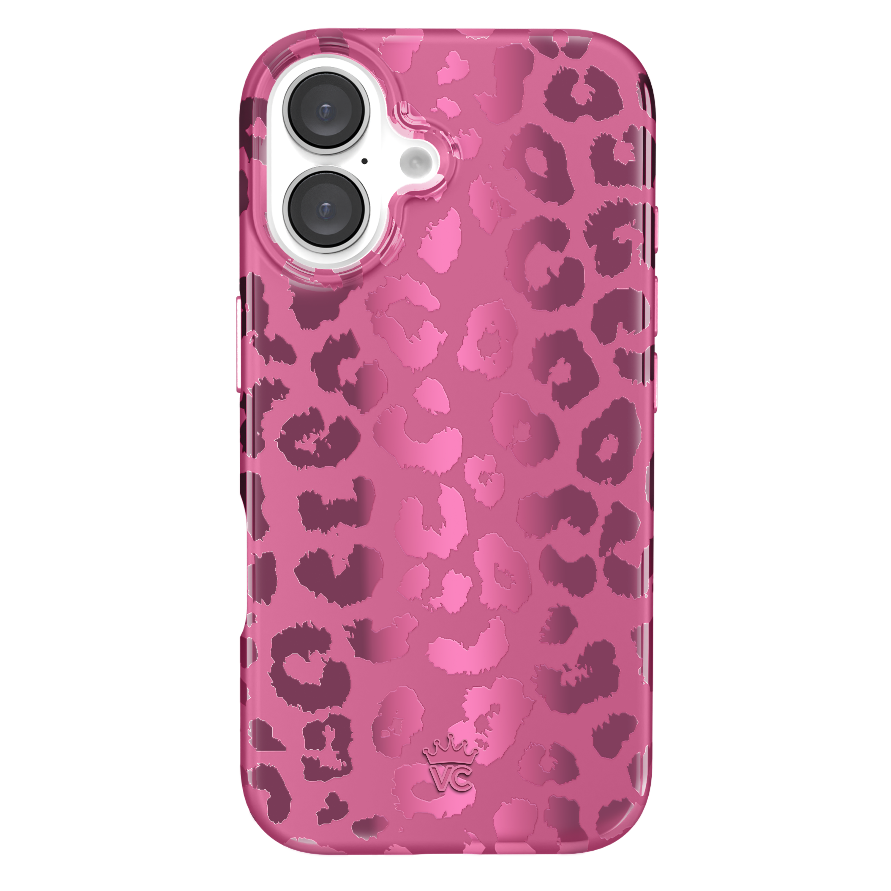 Pink Ruby Leopard iPhone Case