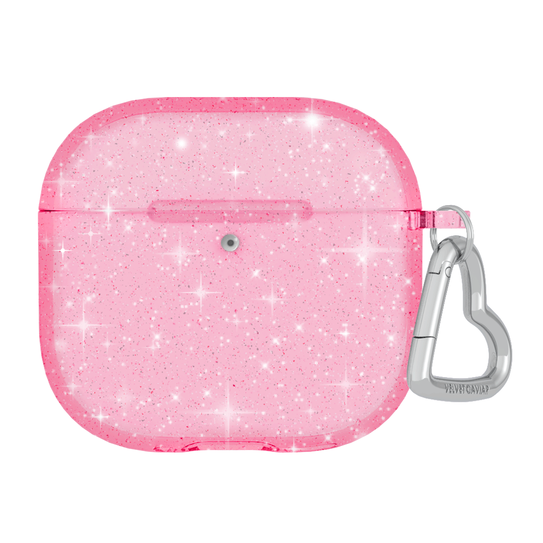 Pink Stardust Glitter AirPod Case