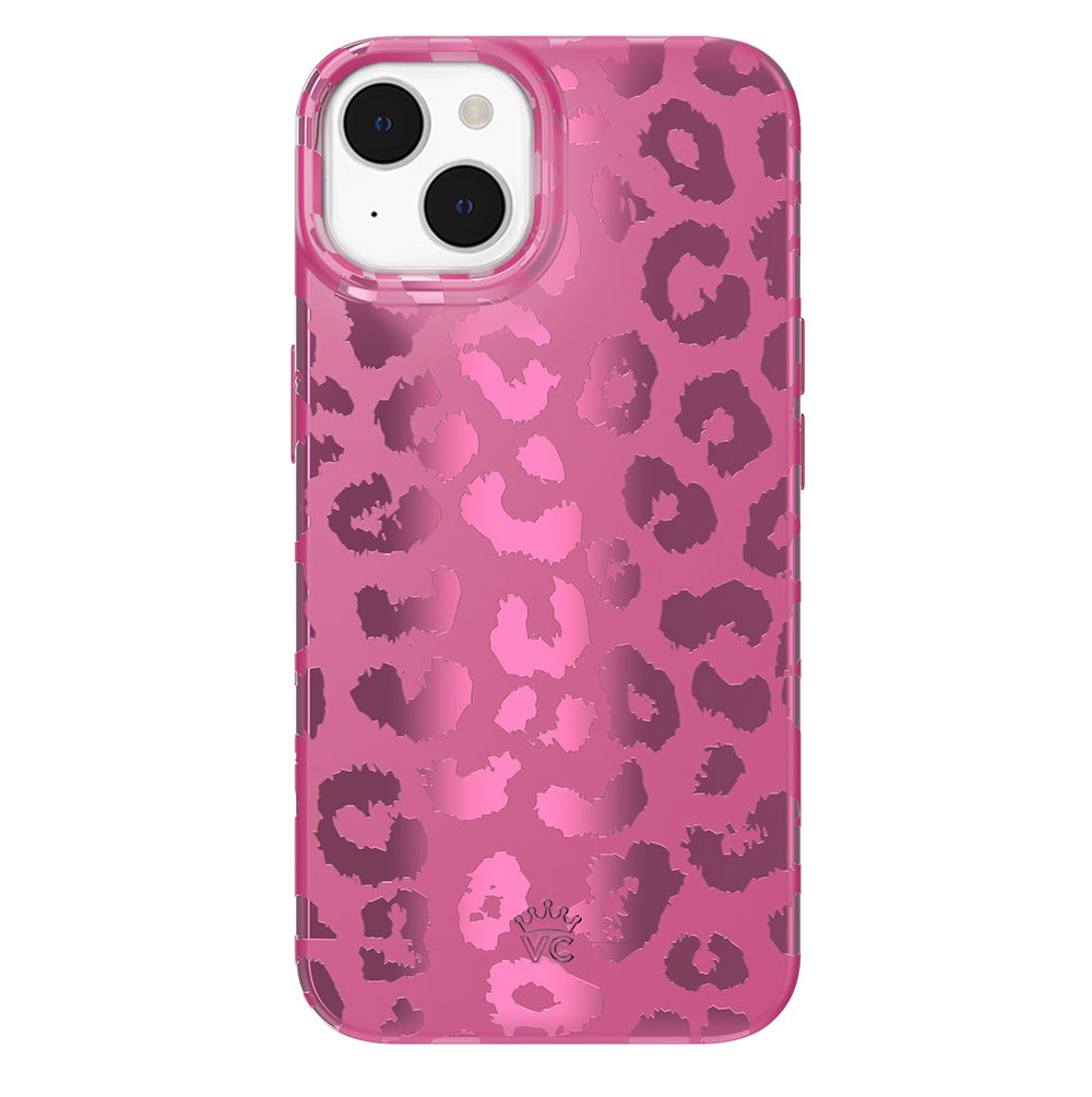 Pink Ruby Leopard iPhone Case