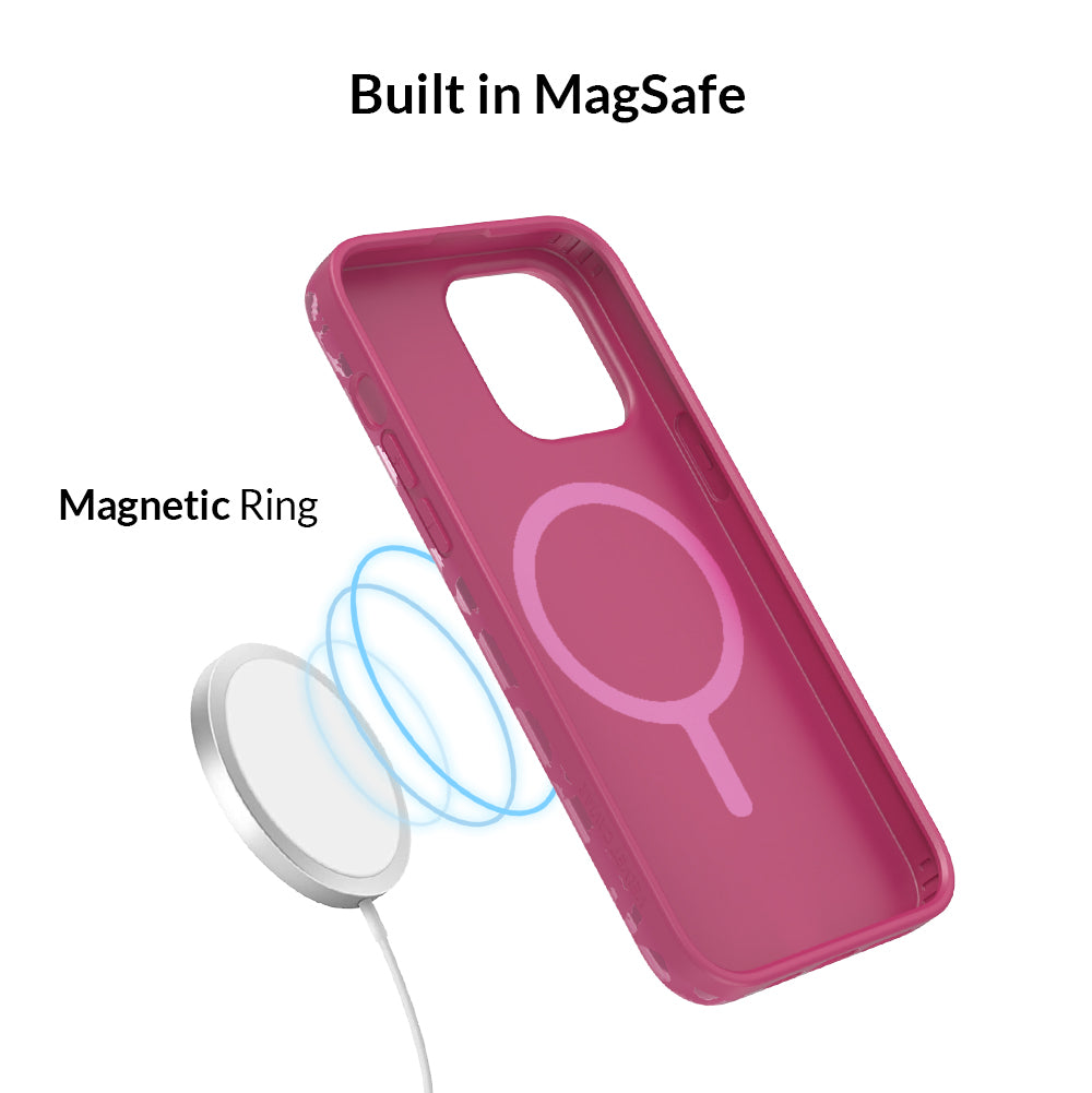 Pink Ruby Leopard iPhone Case