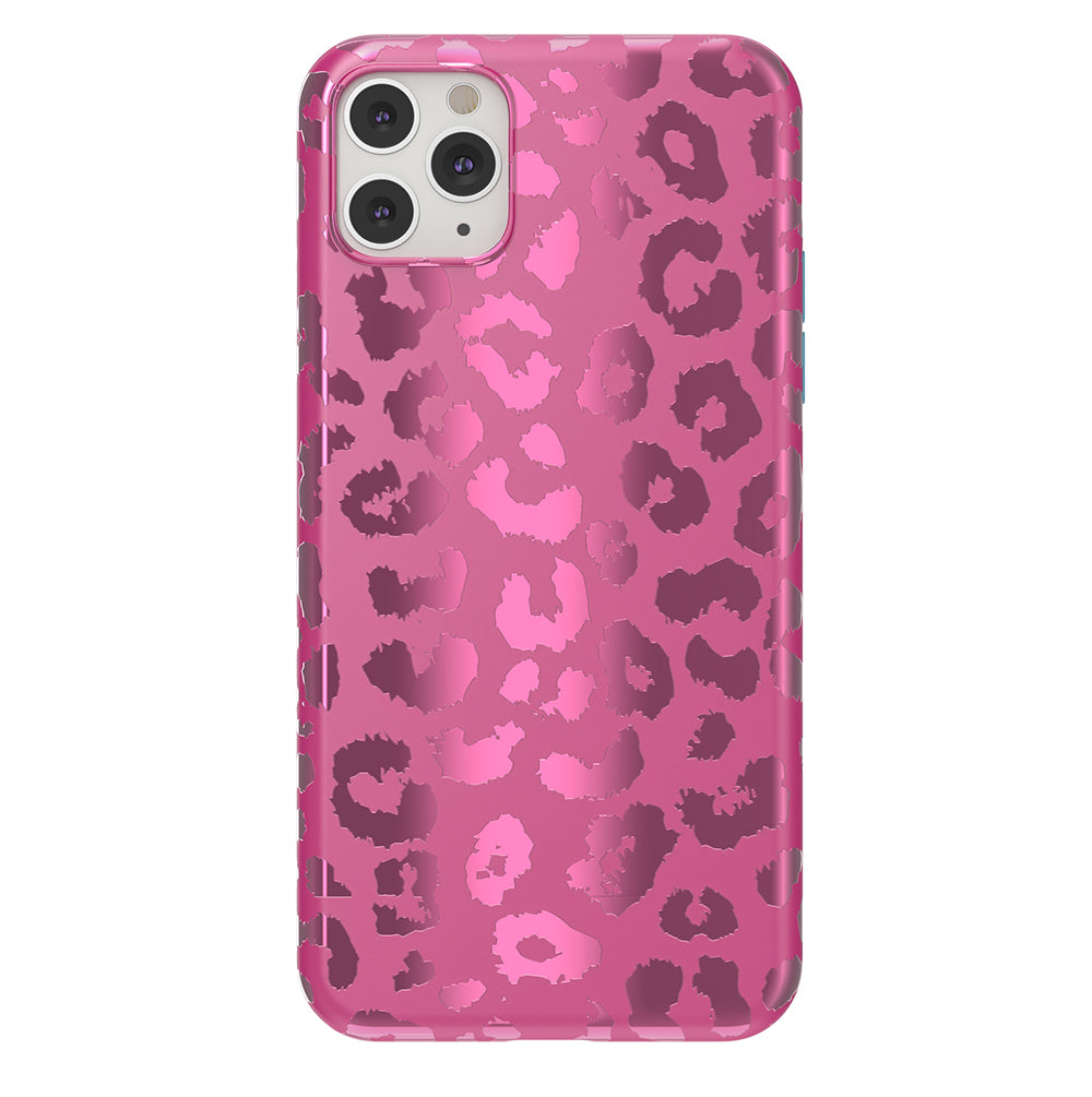Pink Ruby Leopard iPhone Case