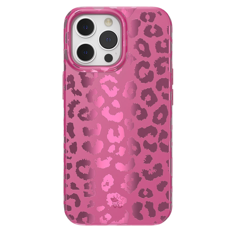 Pink Ruby Leopard iPhone Case