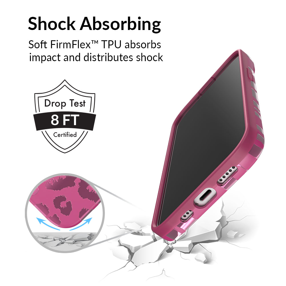 Pink Ruby Leopard iPhone Case