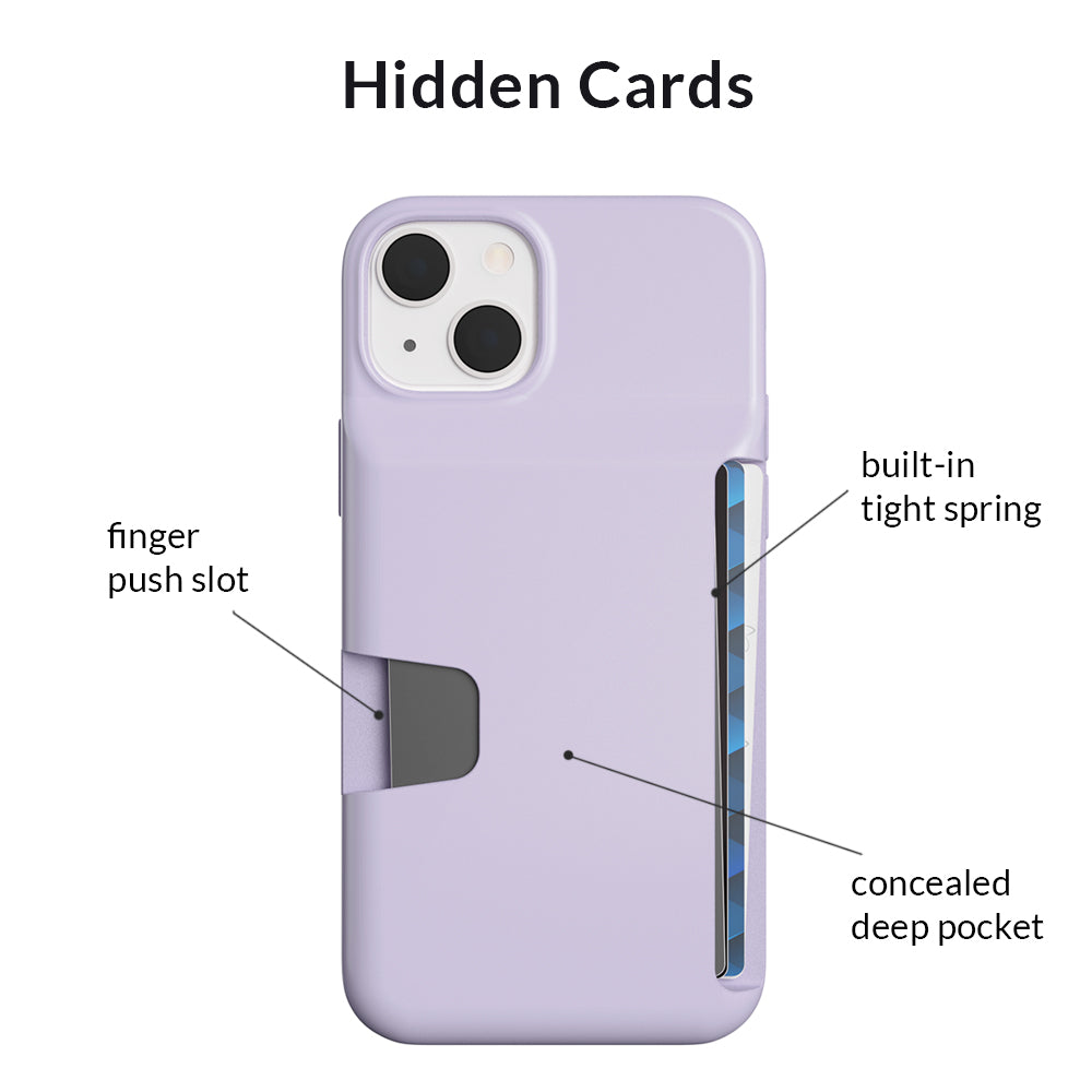Light Purple iPhone Wallet Case