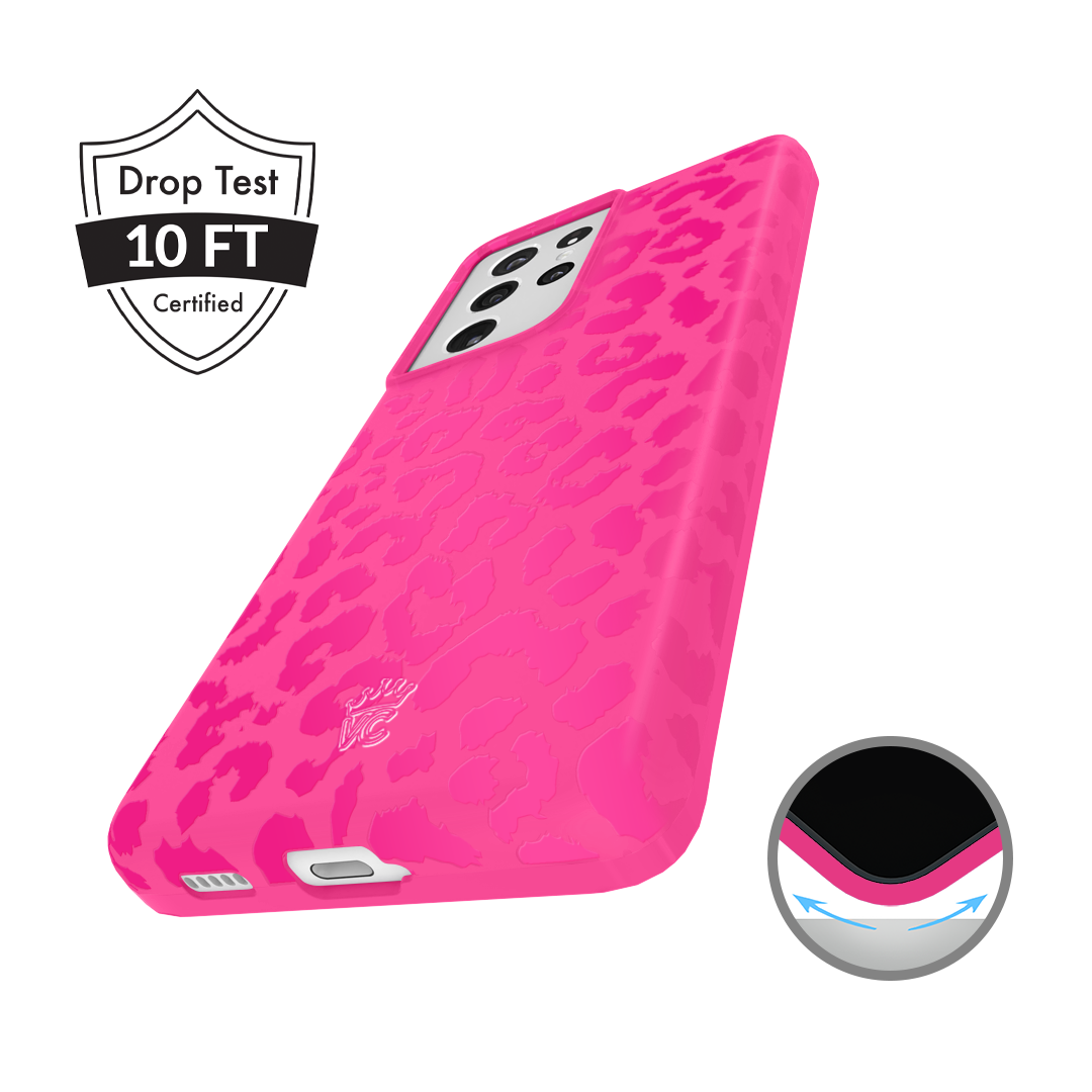 Even Hotter Pink Leopard Samsung Case