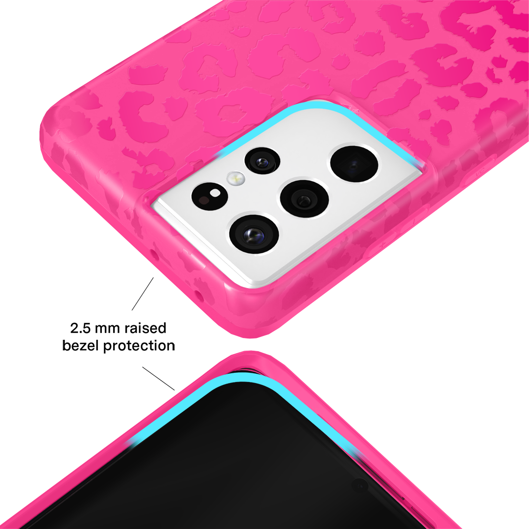Even Hotter Pink Leopard Samsung Case