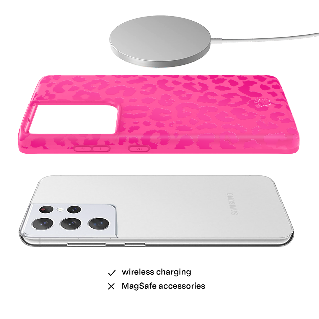 Even Hotter Pink Leopard Samsung Case