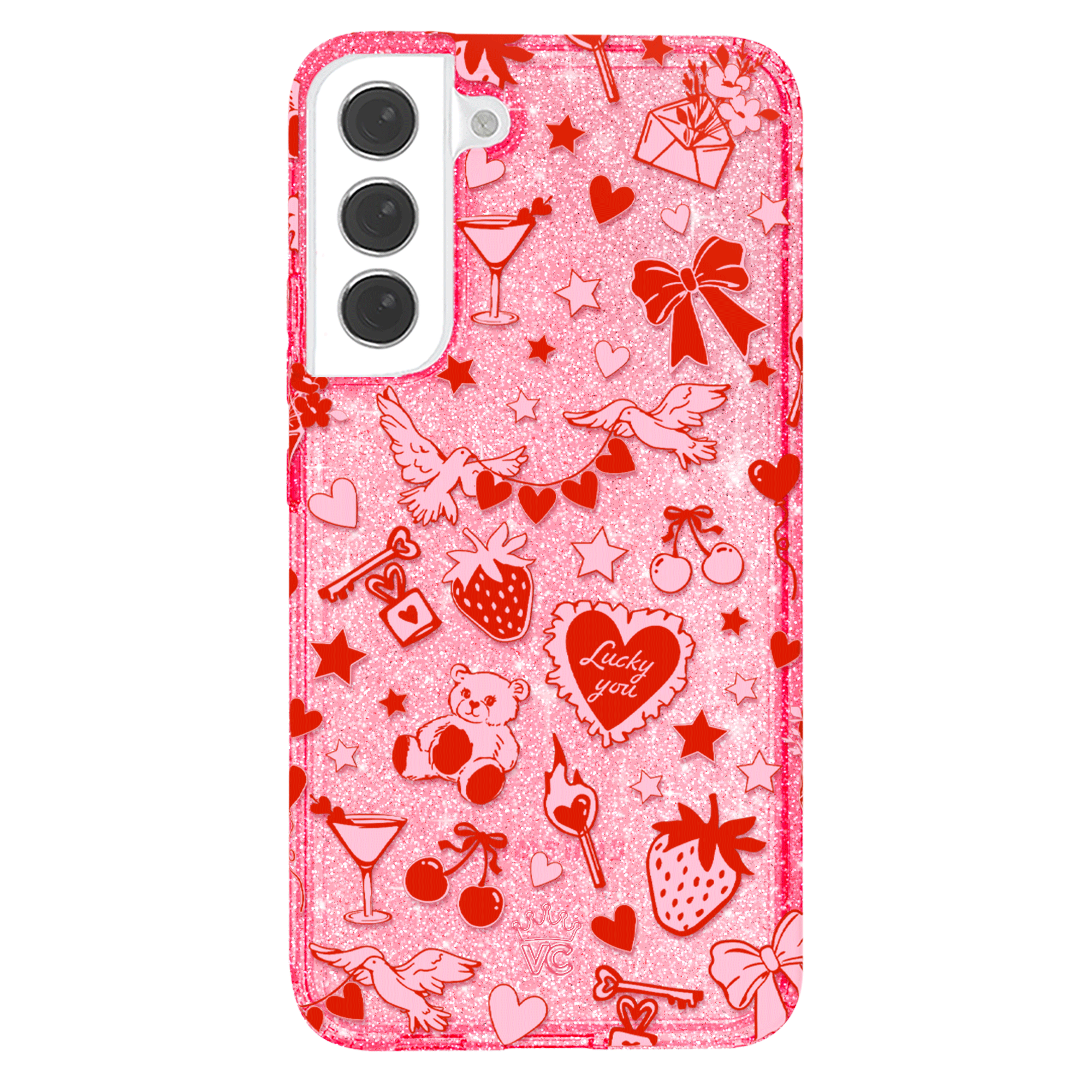 Be Mine Glitter Samsung Case