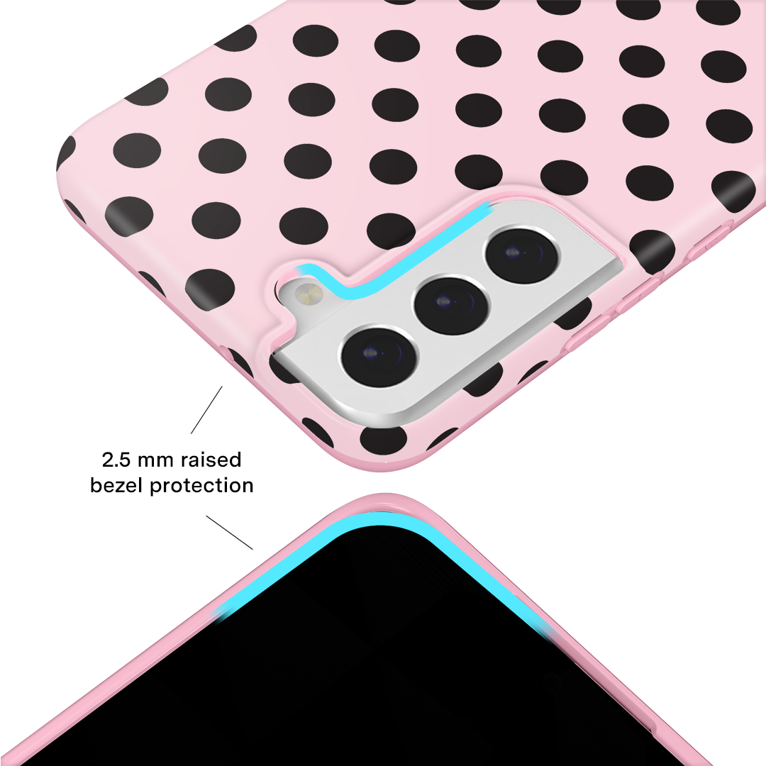Princess Pink Polka Dot Samsung Case