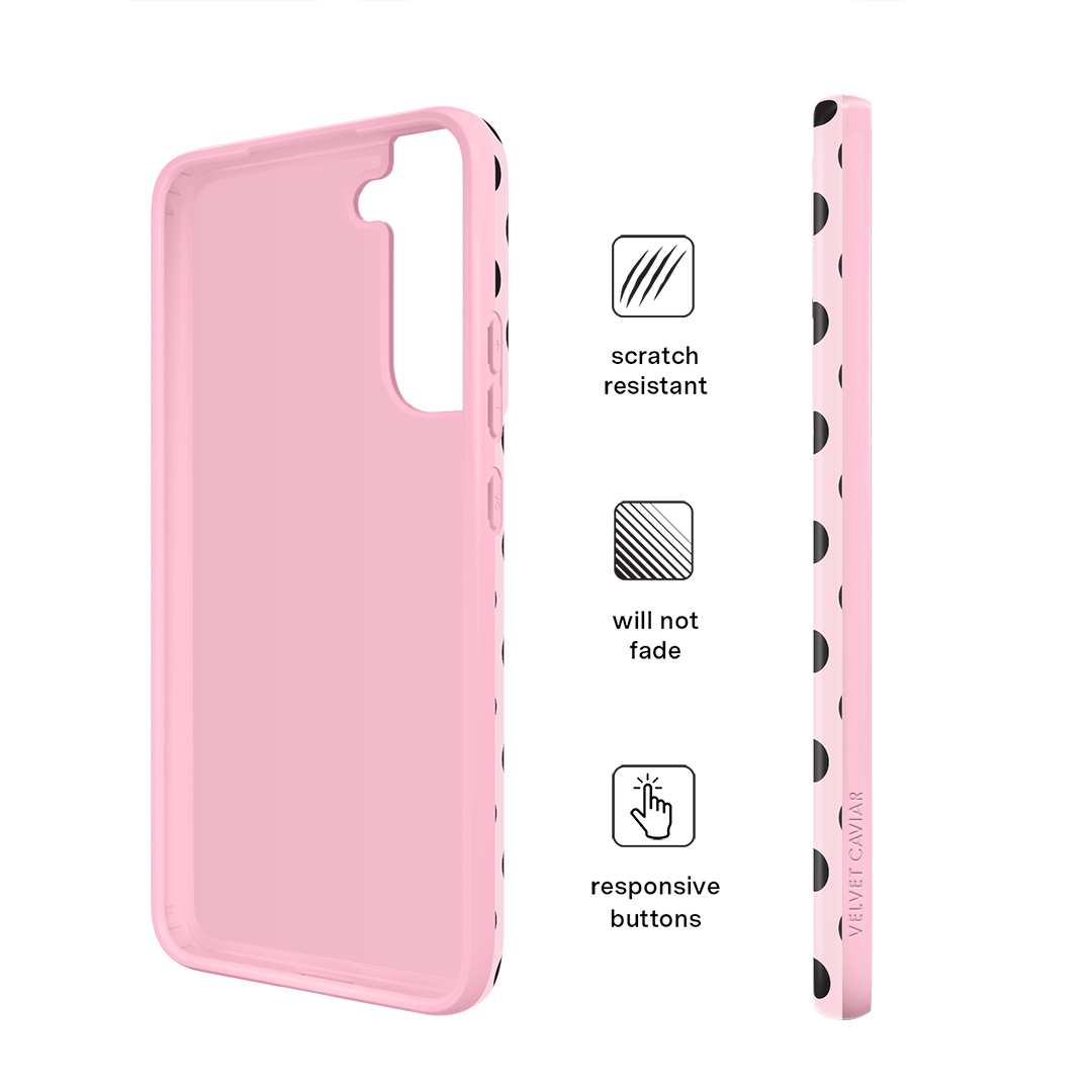 Princess Pink Polka Dot Samsung Case