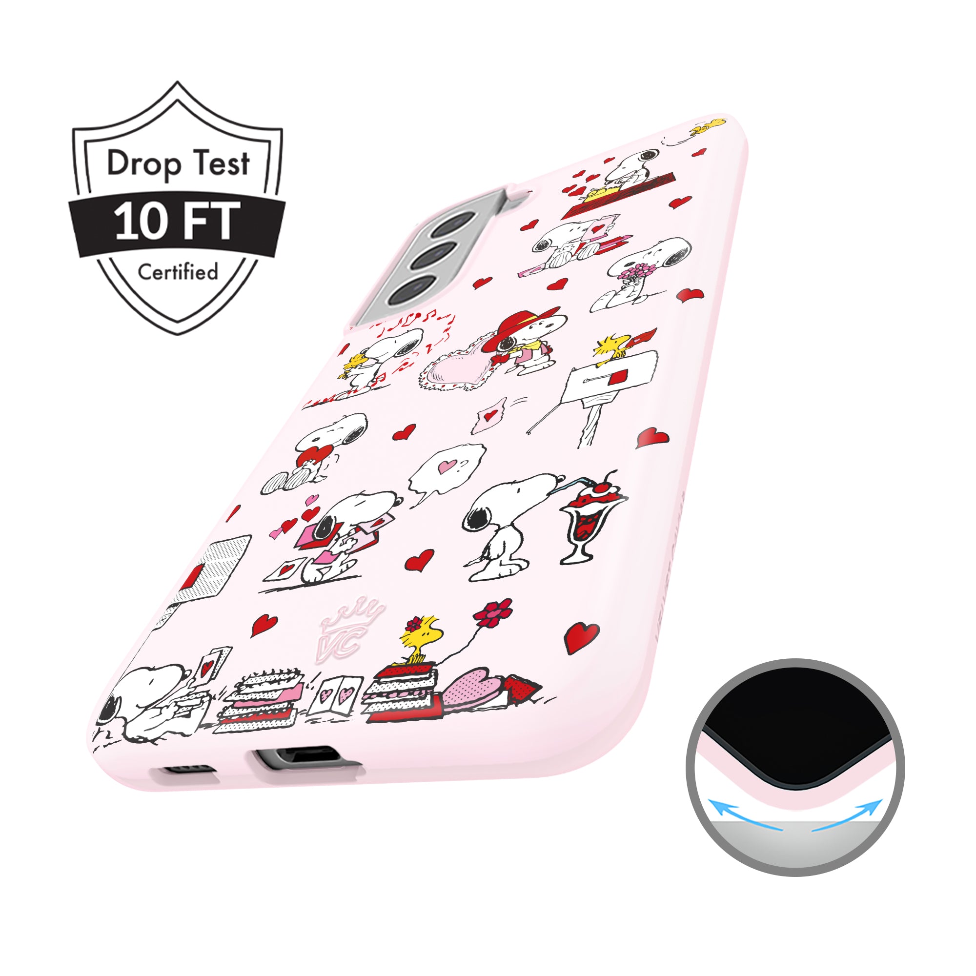 Snoopy Lovely Moods Samsung Case