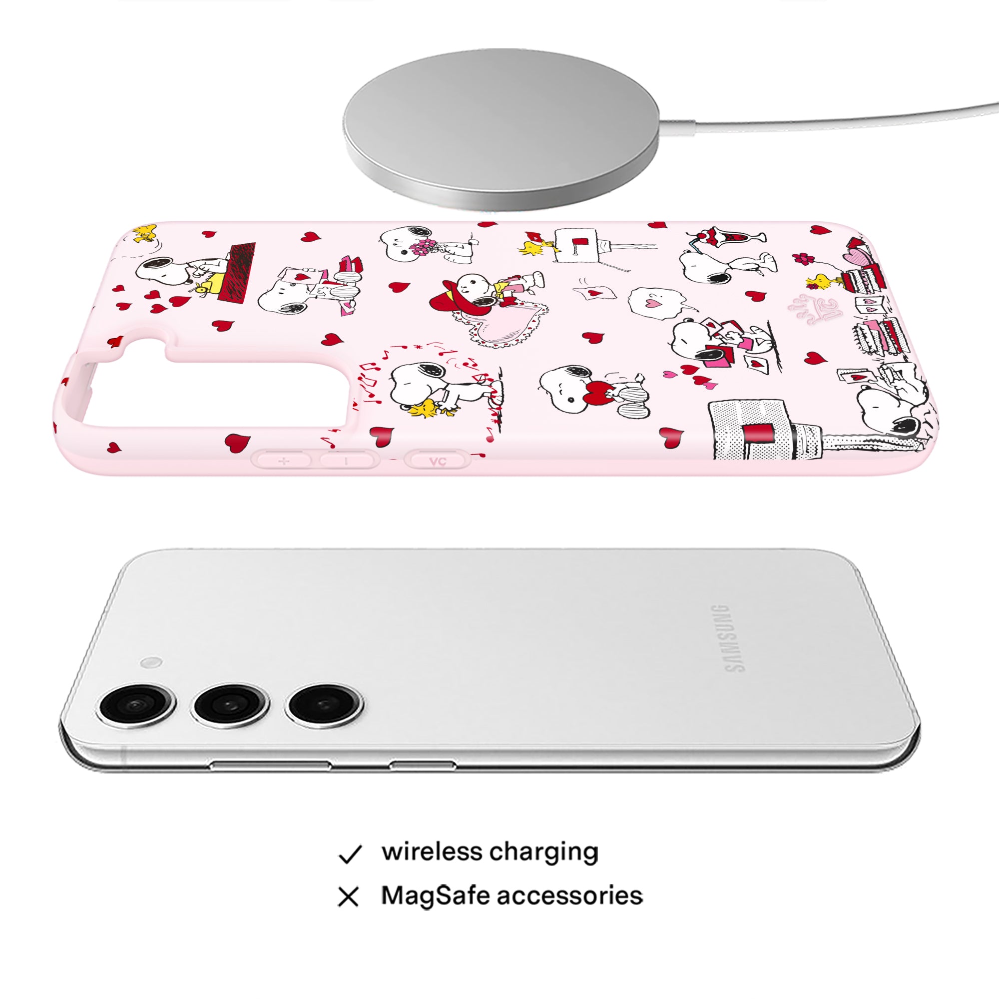 Snoopy Lovely Moods Samsung Case