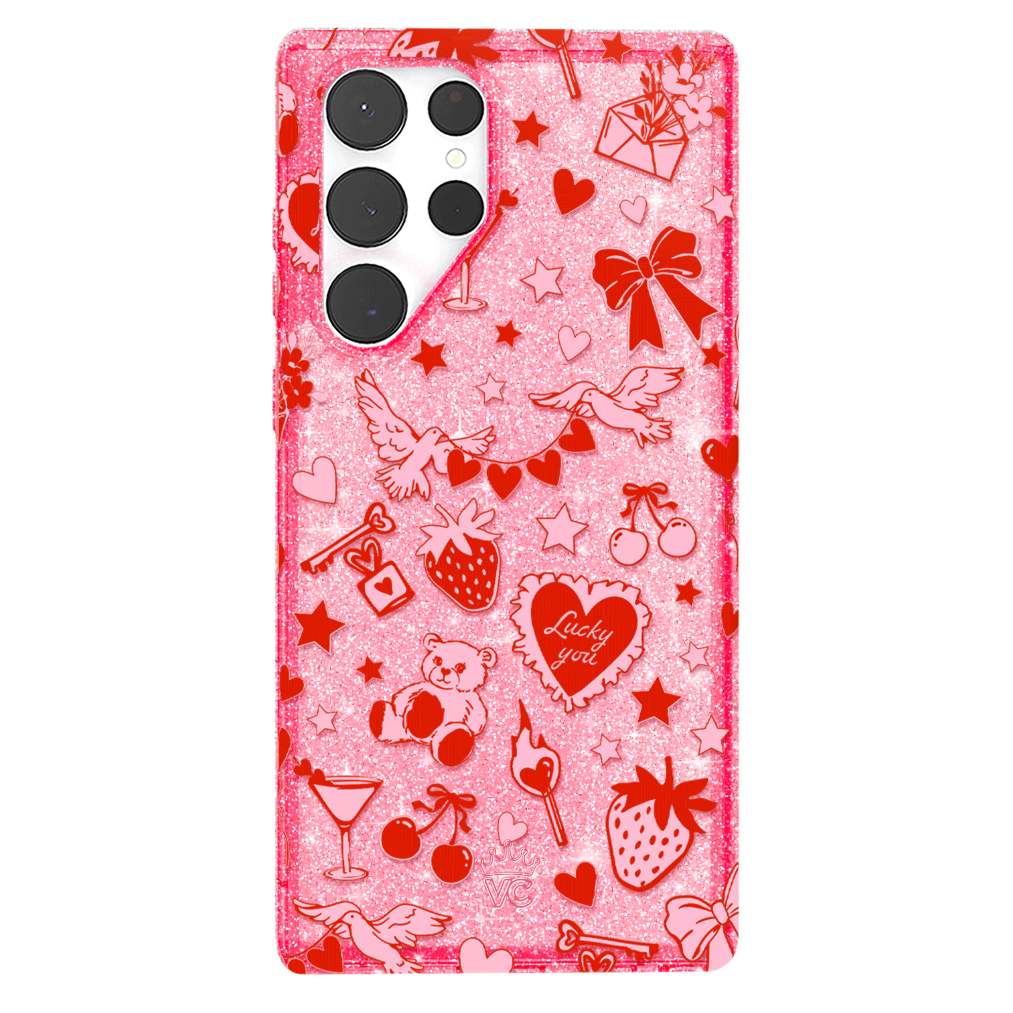 Be Mine Glitter Samsung Case