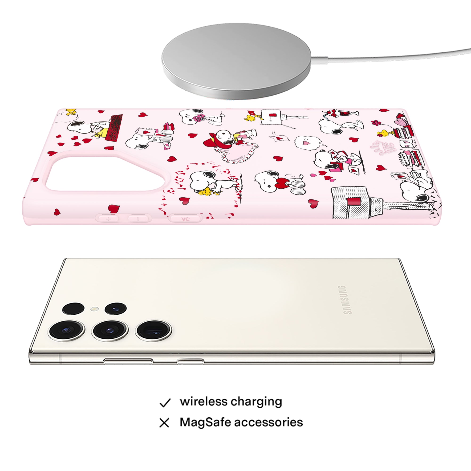 Snoopy Lovely Moods Samsung Case