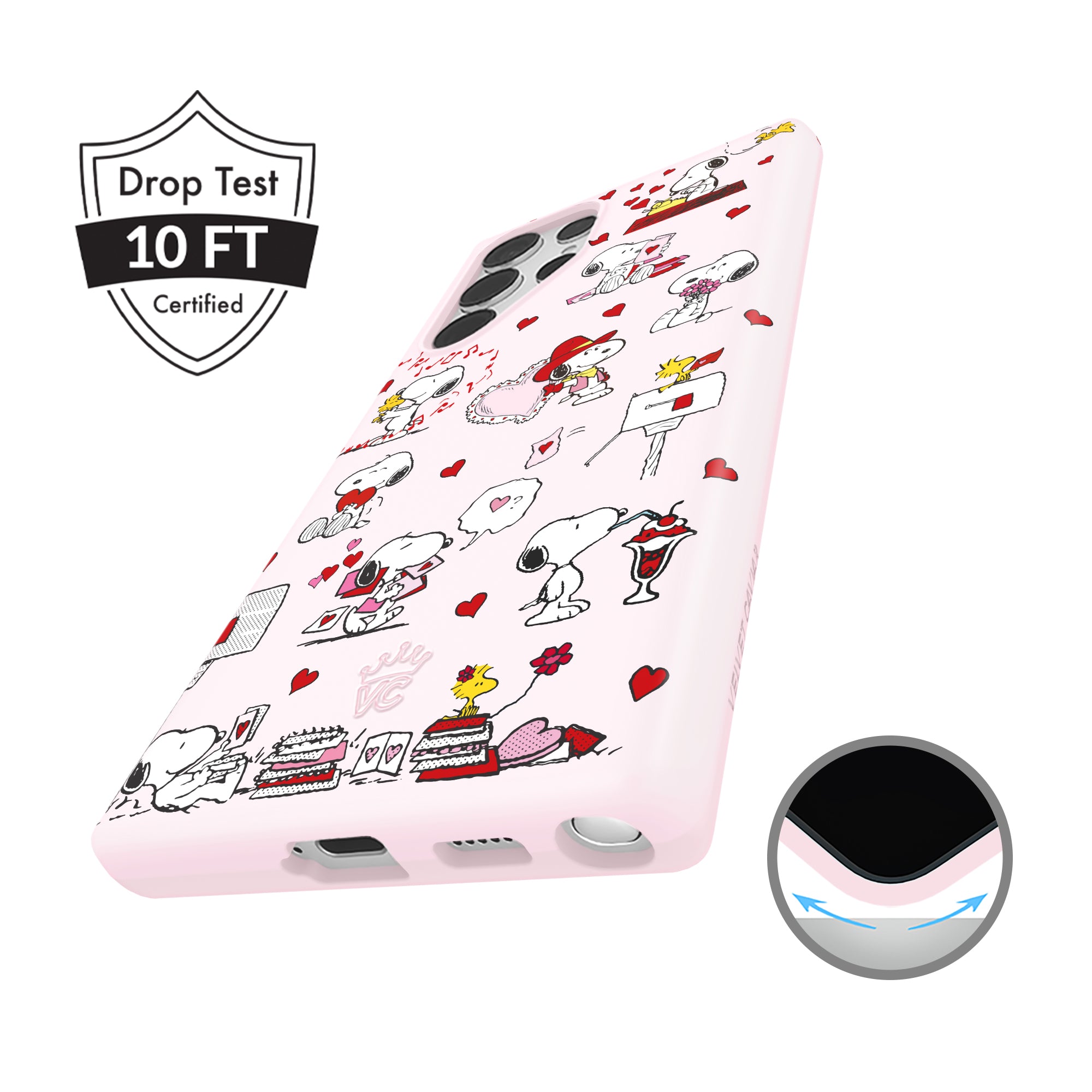 Snoopy Lovely Moods Samsung Case