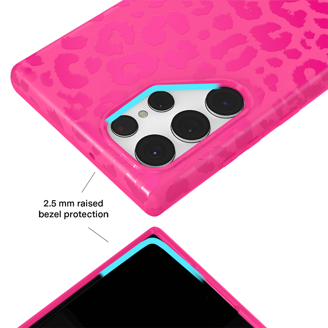 Even Hotter Pink Leopard Samsung Case