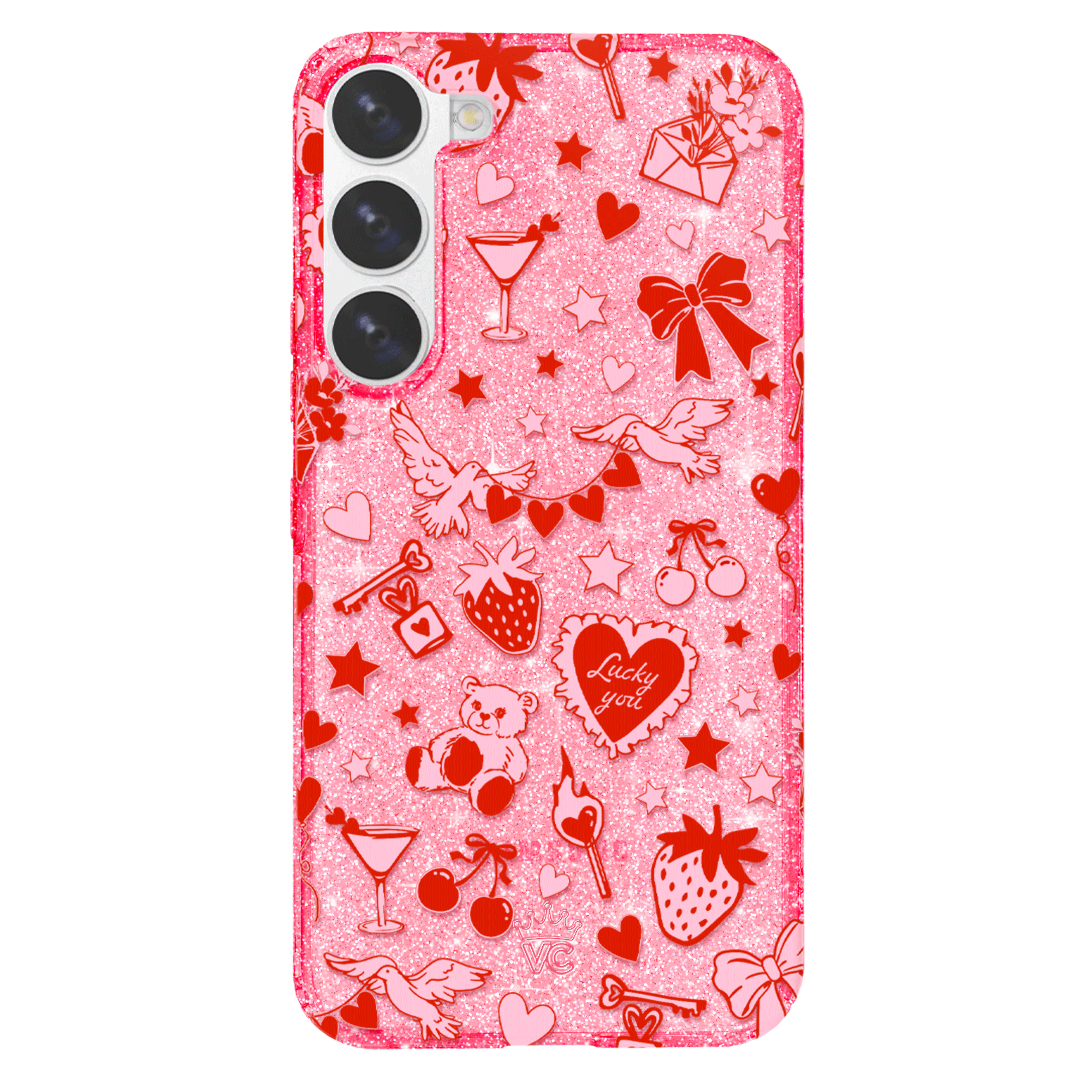 Be Mine Glitter Samsung Case