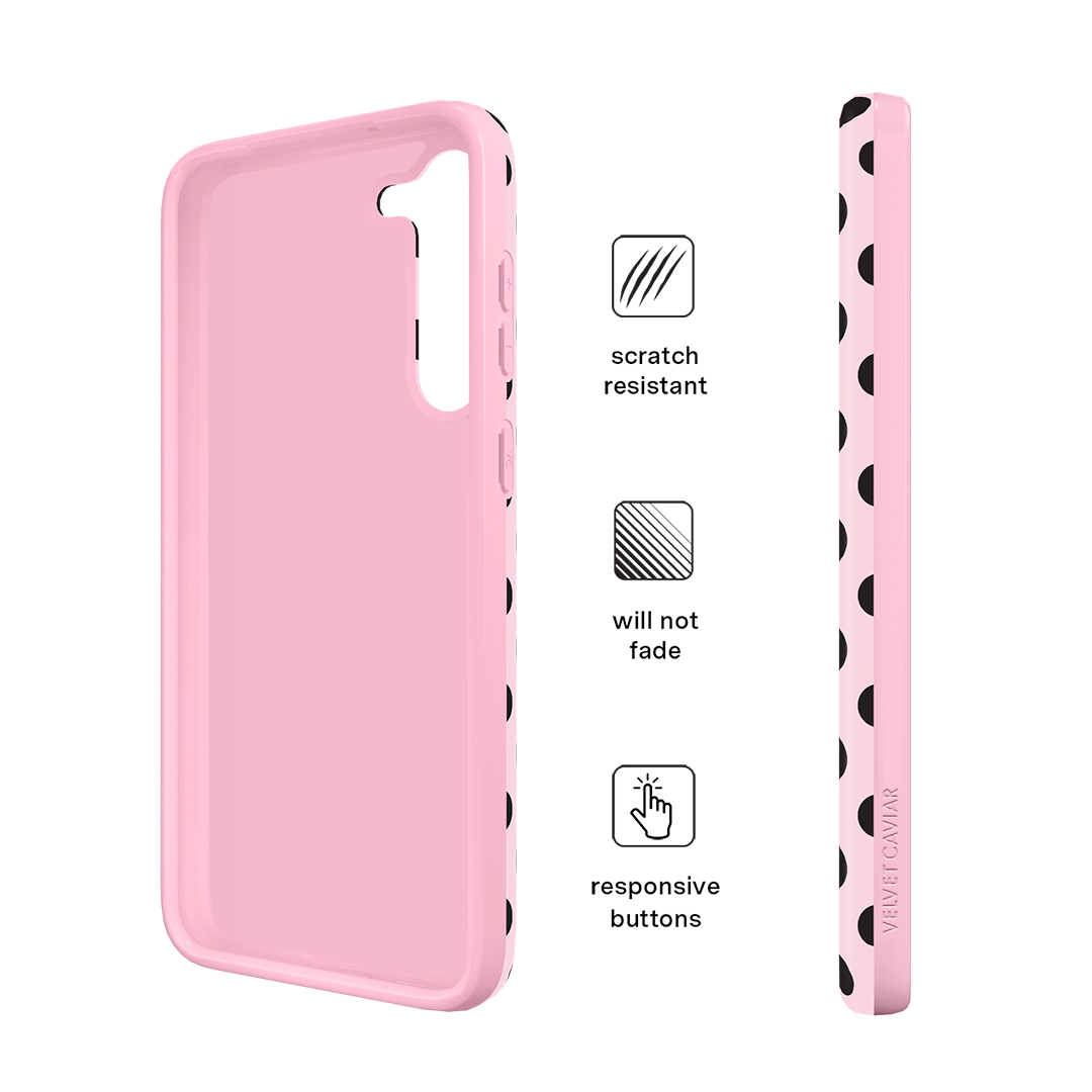 Princess Pink Polka Dot Samsung Case