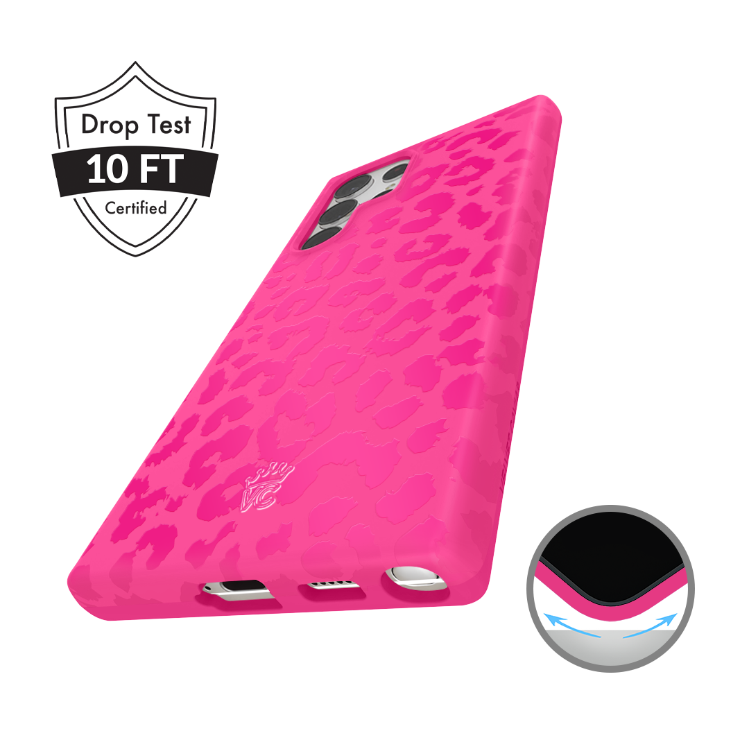 Even Hotter Pink Leopard Samsung Case