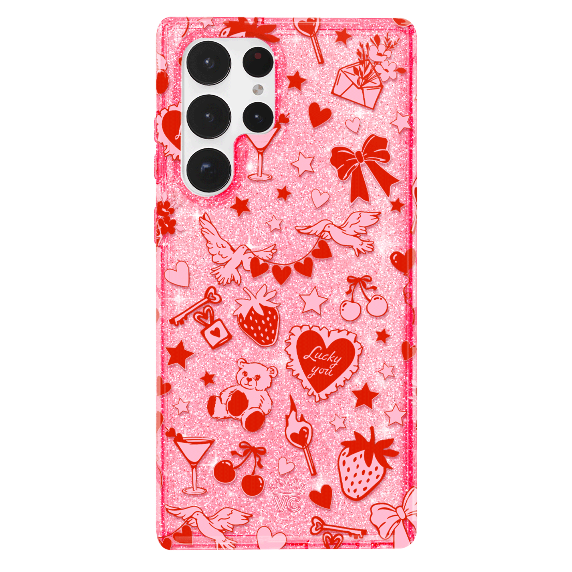 Be Mine Glitter Samsung Case