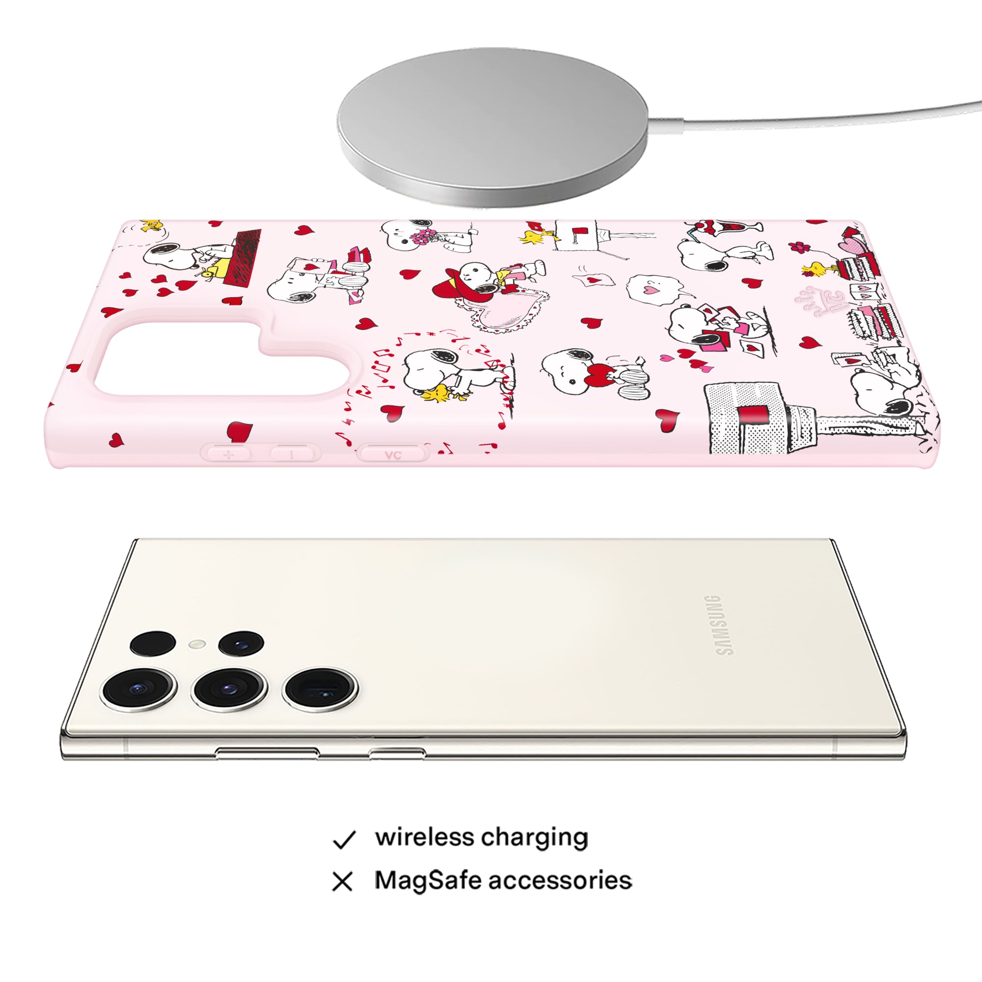 Snoopy Lovely Moods Samsung Case