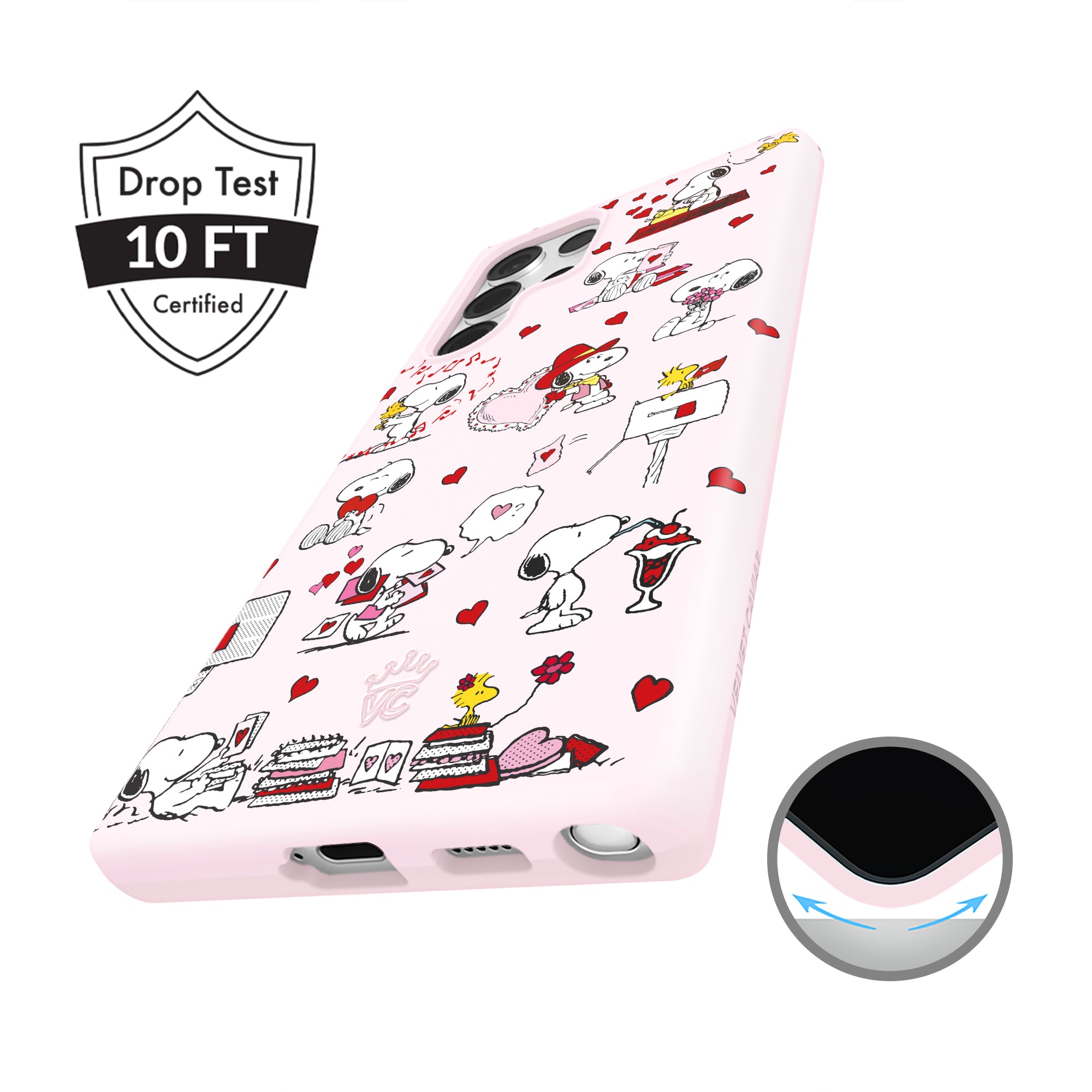 Snoopy Lovely Moods Samsung Case