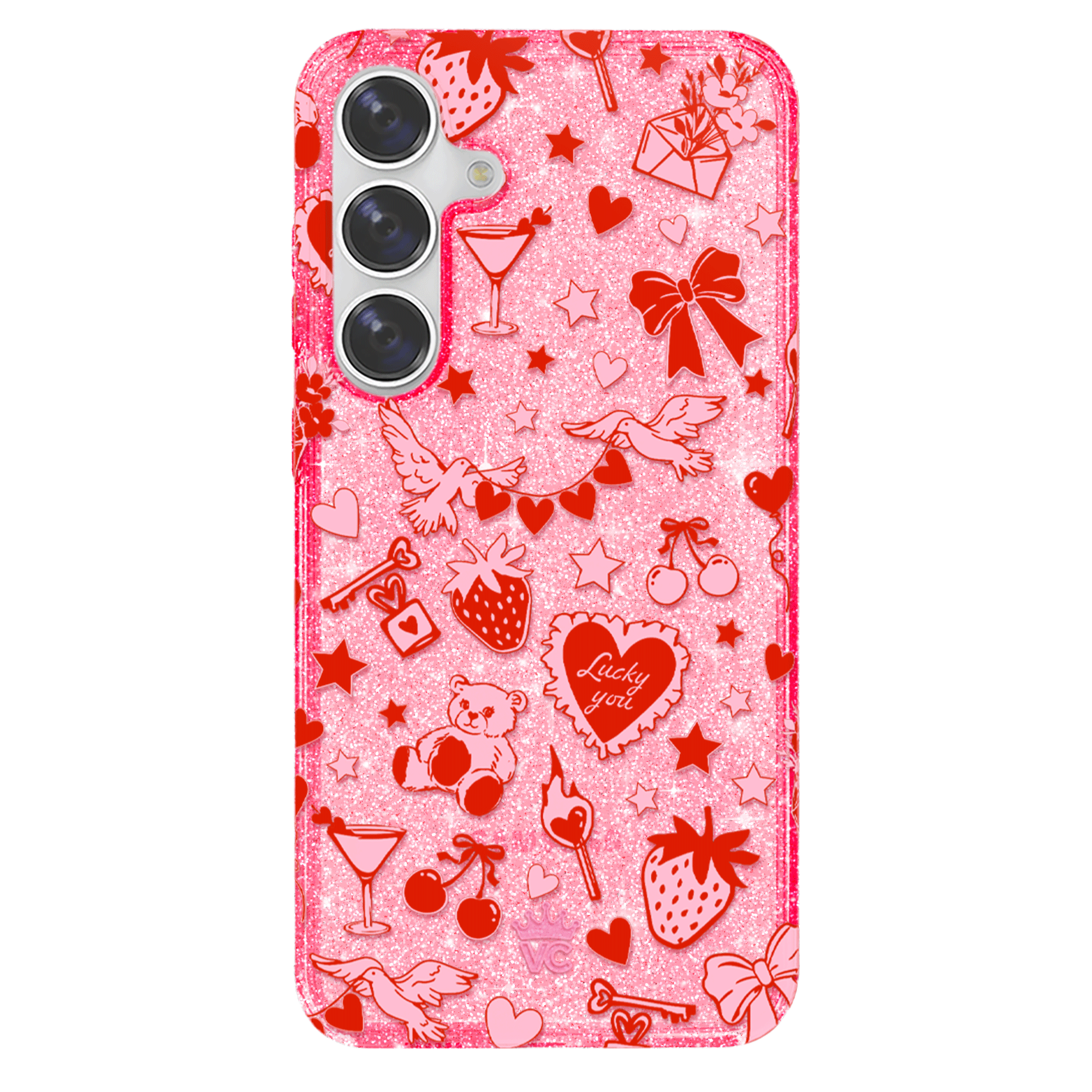Be Mine Glitter Samsung Case