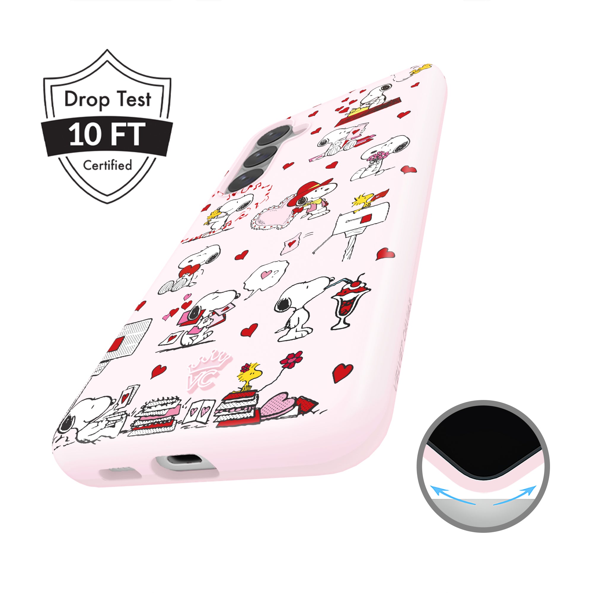 Snoopy Lovely Moods Samsung Case