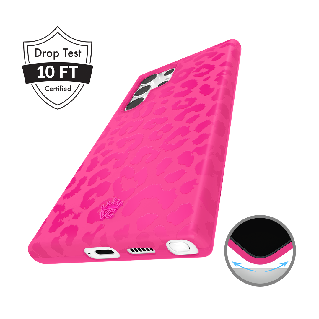 Even Hotter Pink Leopard Samsung Case