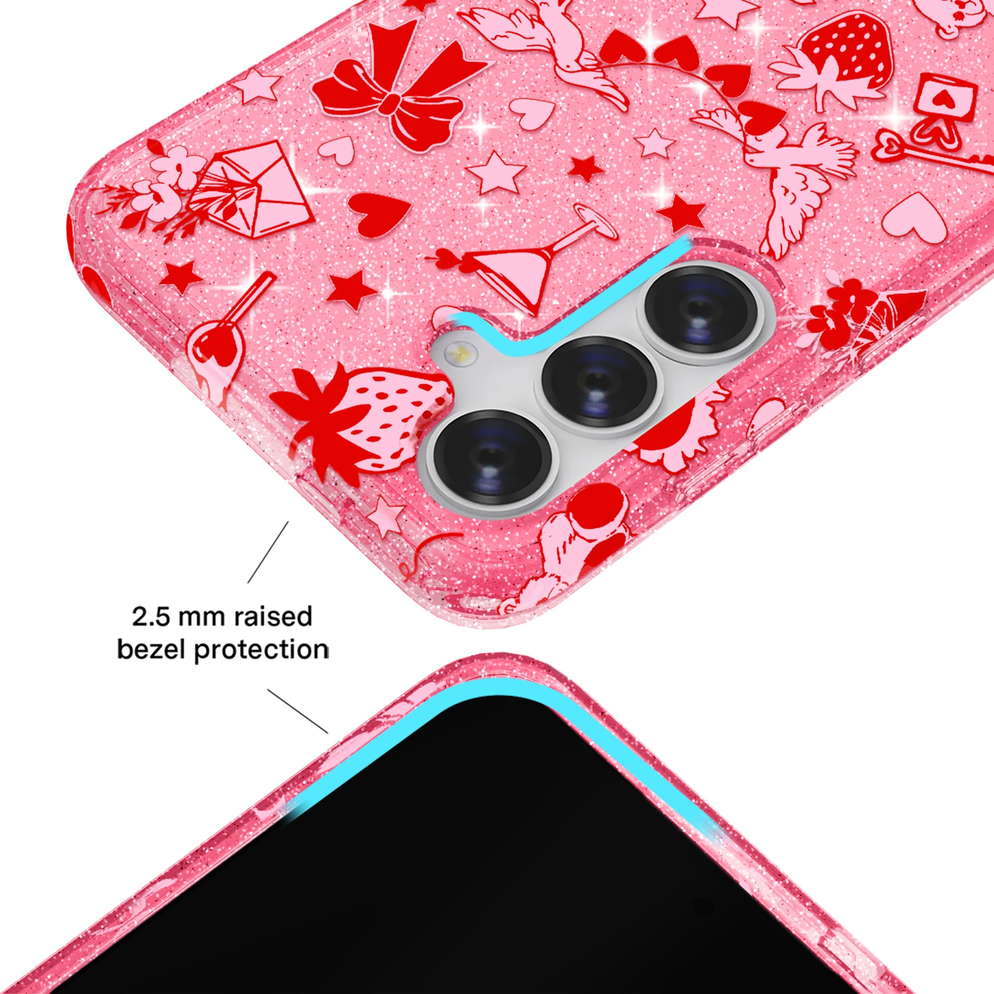 Be Mine Glitter Samsung Case