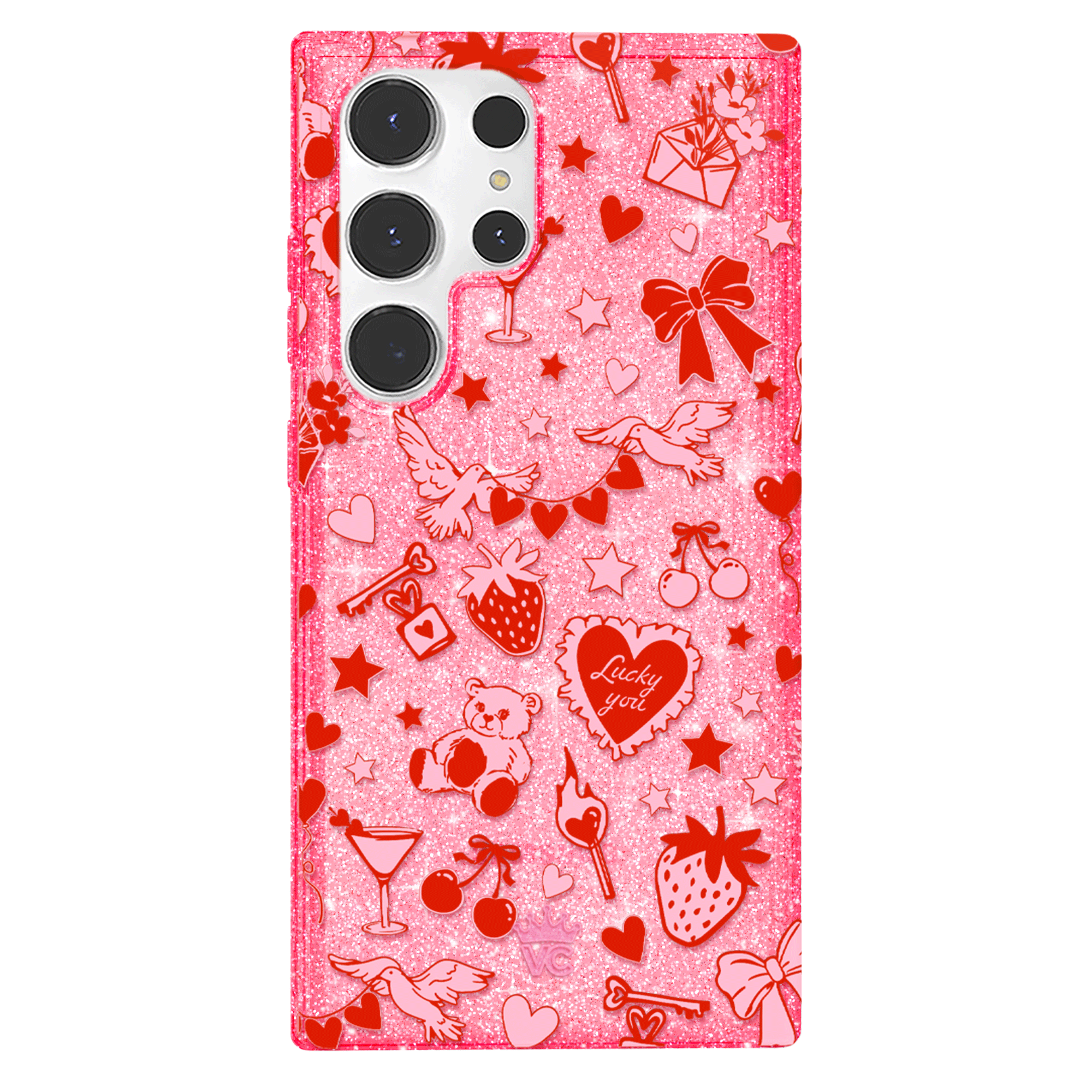 Be Mine Glitter Samsung Case
