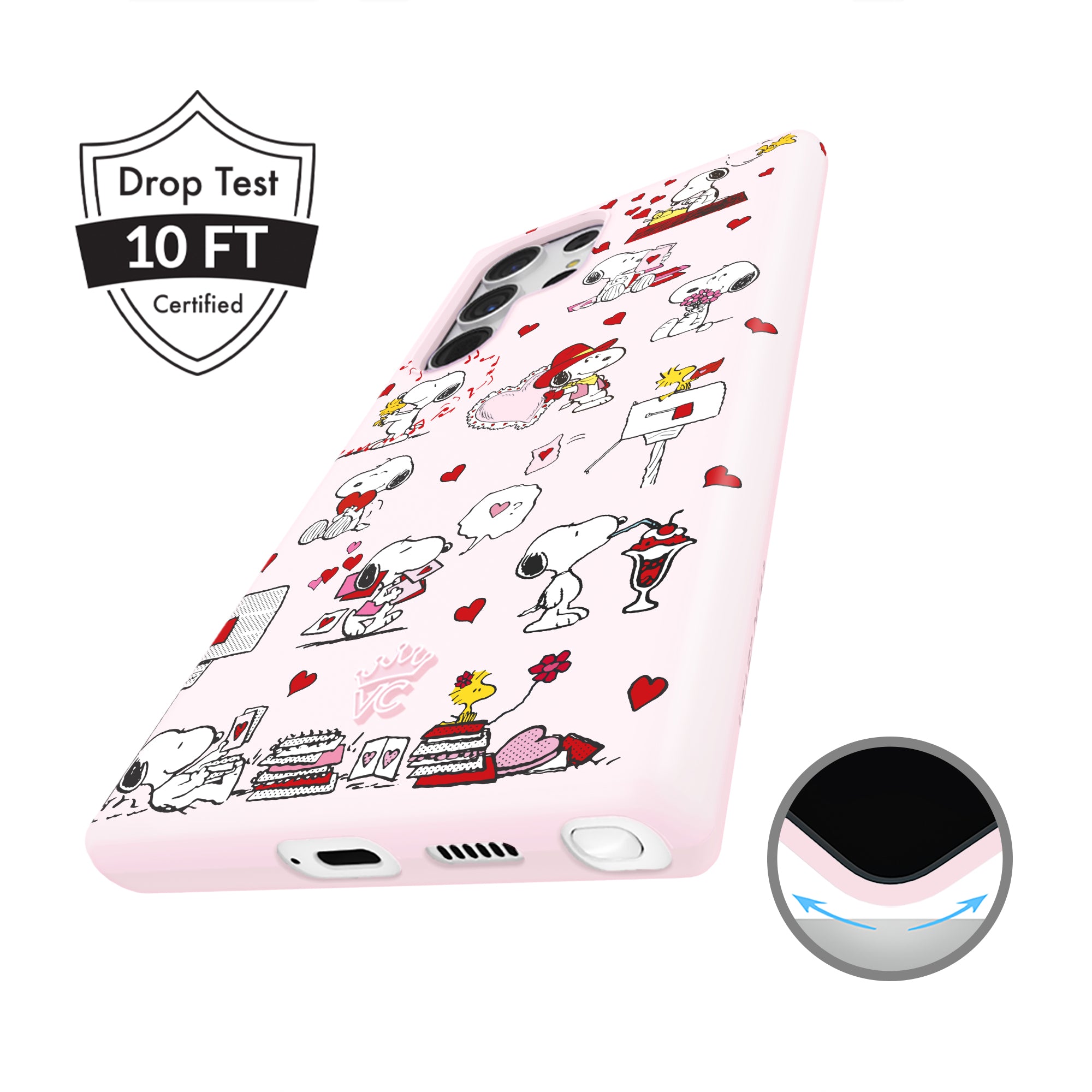 Snoopy Lovely Moods Samsung Case